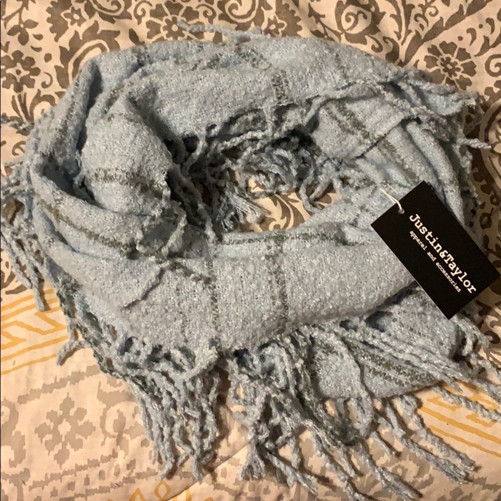 Light Blue Infinity Scarf